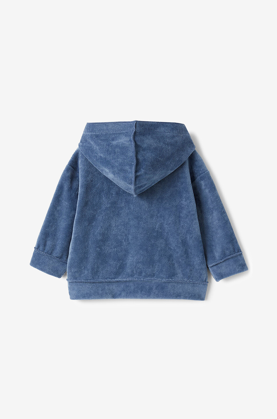 Baby-Kapuzensweatjacke aus Samt