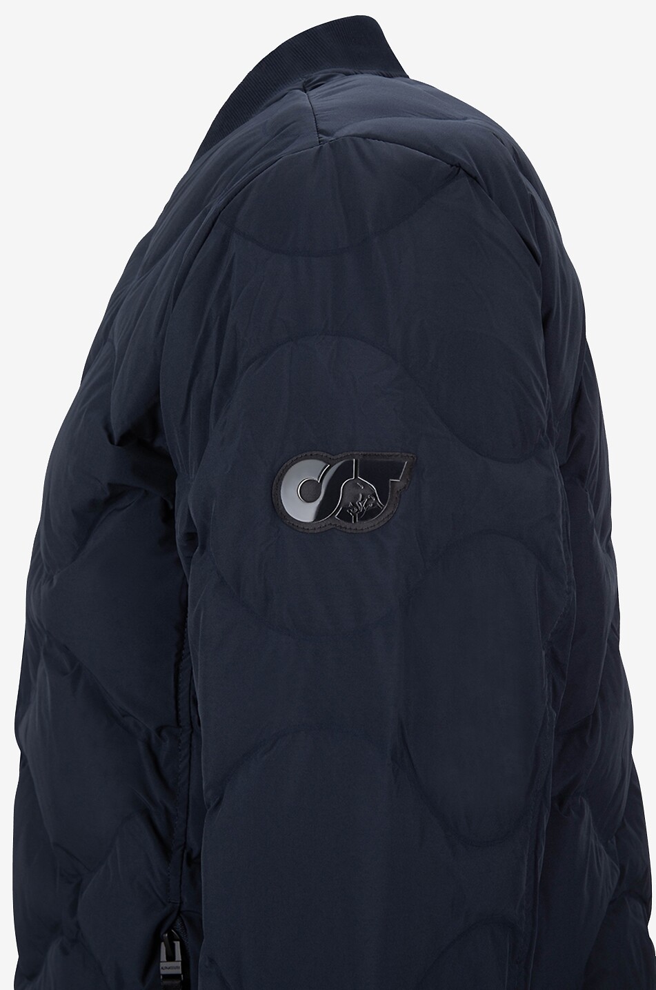 ALPHA TAURI Oligt V1.Y8.02 quilted Primaloft padded bomber jacket Men DARK BLUE 3
