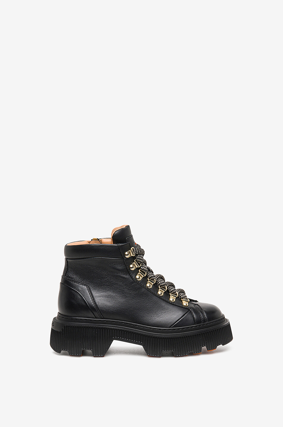 Bottines de randonnée à lacets en cuir