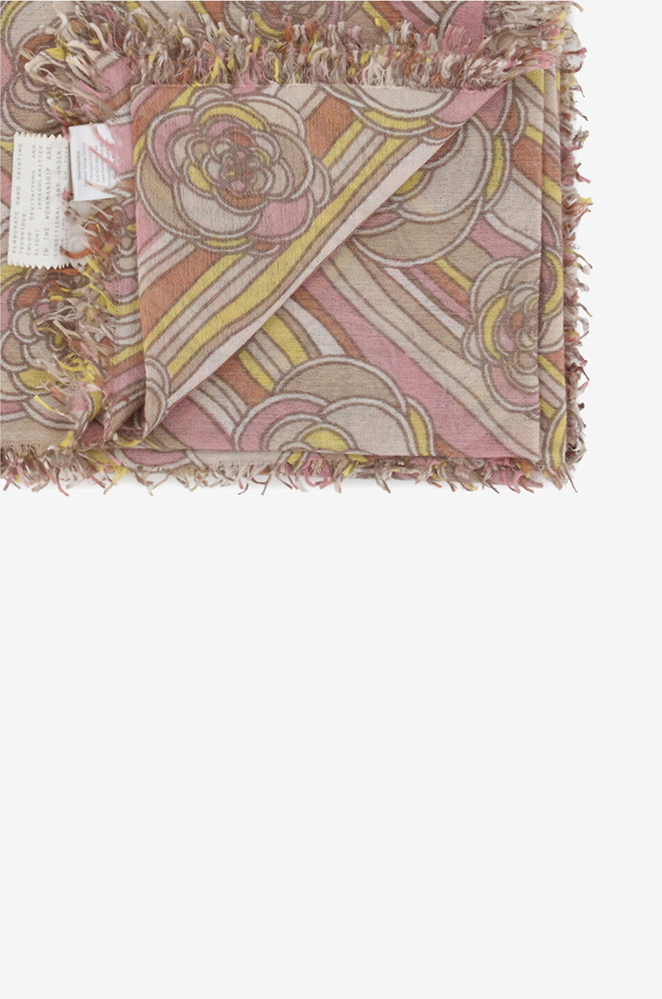 HEMISPHERE Stola aus Kaschmir Seide und Modal mit Wellen- und Blütenprint Kisasmall Damen BEIGE 2