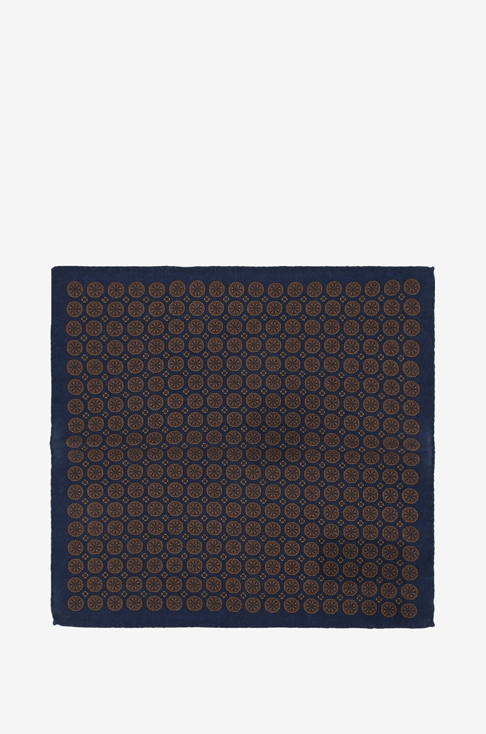 Pochette en laine à motifs médaillons