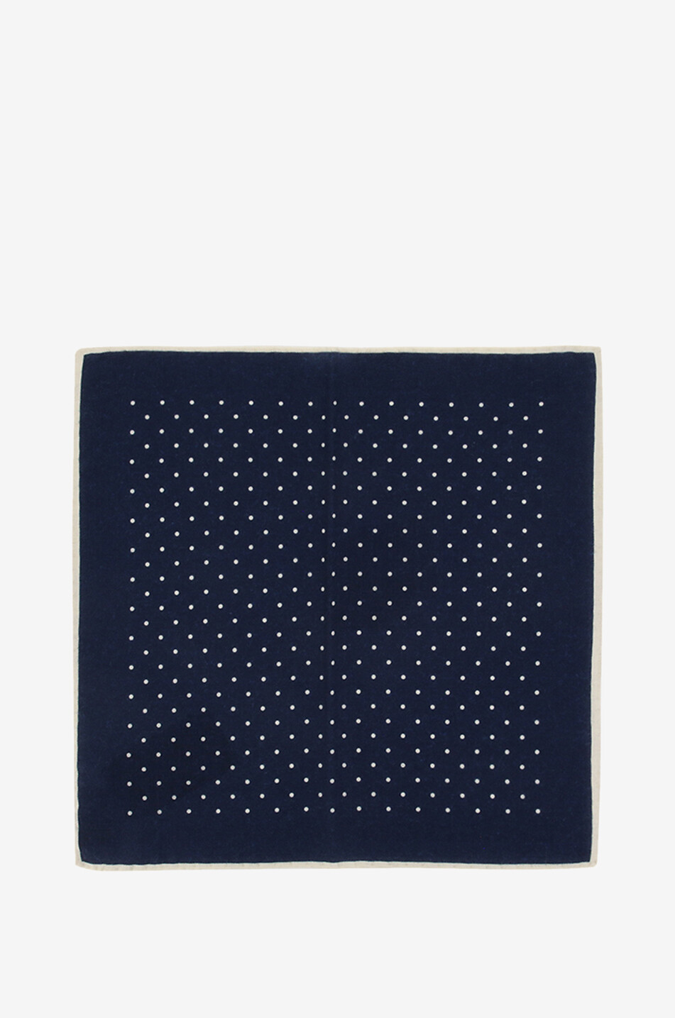 Pochette en laine à pois