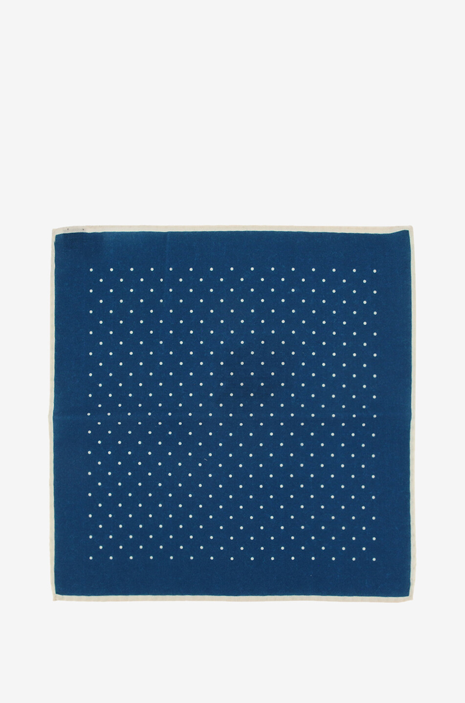 BIGI CRAVATTE Pochette en laine à pois Homme BLEU MOYEN 1