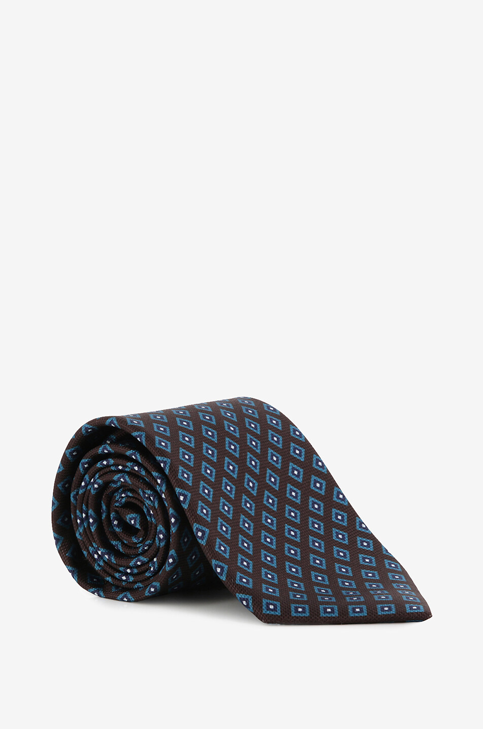 BIGI CRAVATTE Einstecktuch mit Paisley-Print und Krawatte mit Rautenmotiv Nilo Herren DUNKELBRAUN 2