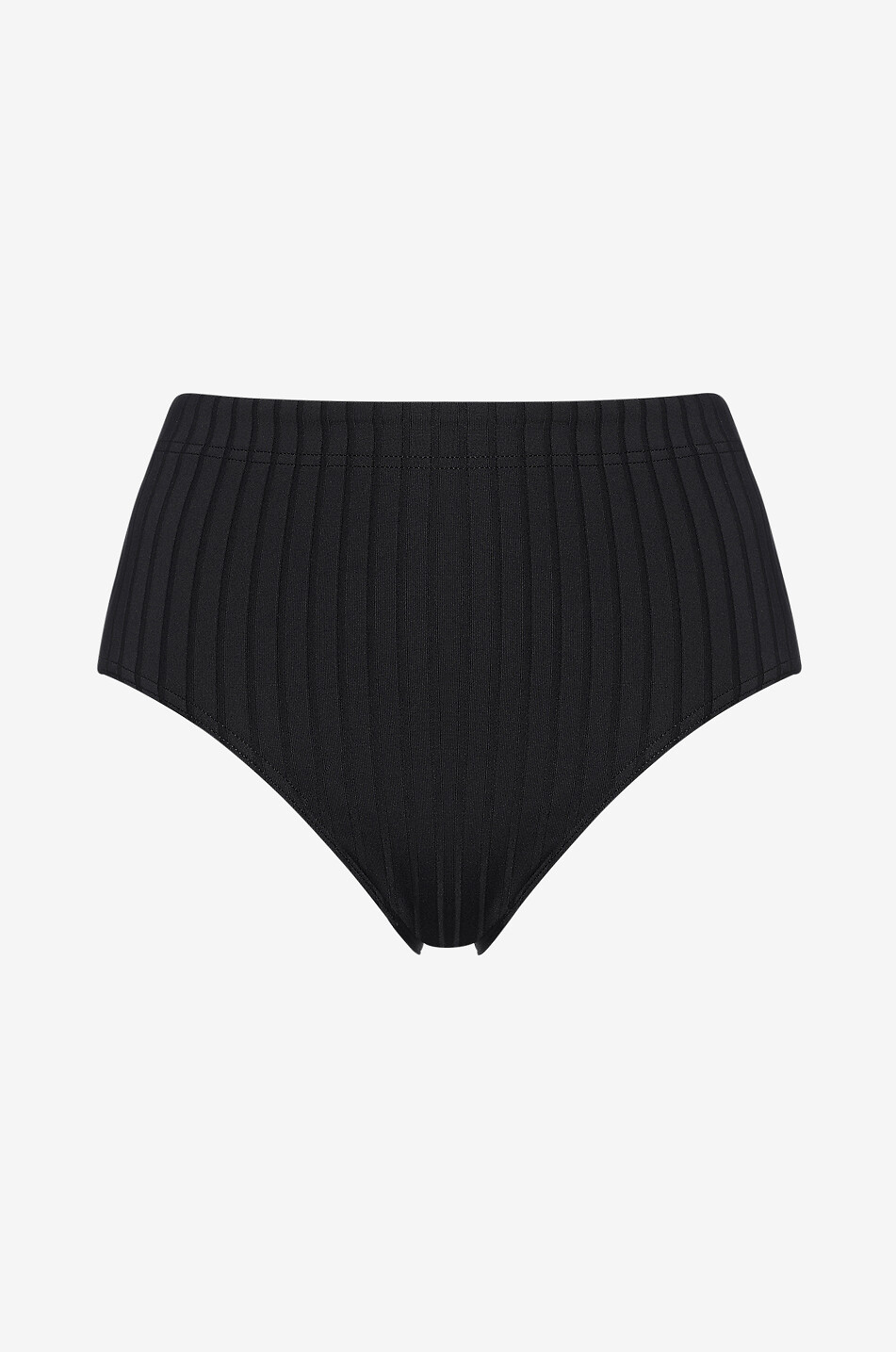 ERES Bas de bikini côtelé taille haute Costa Femme NOIR 1