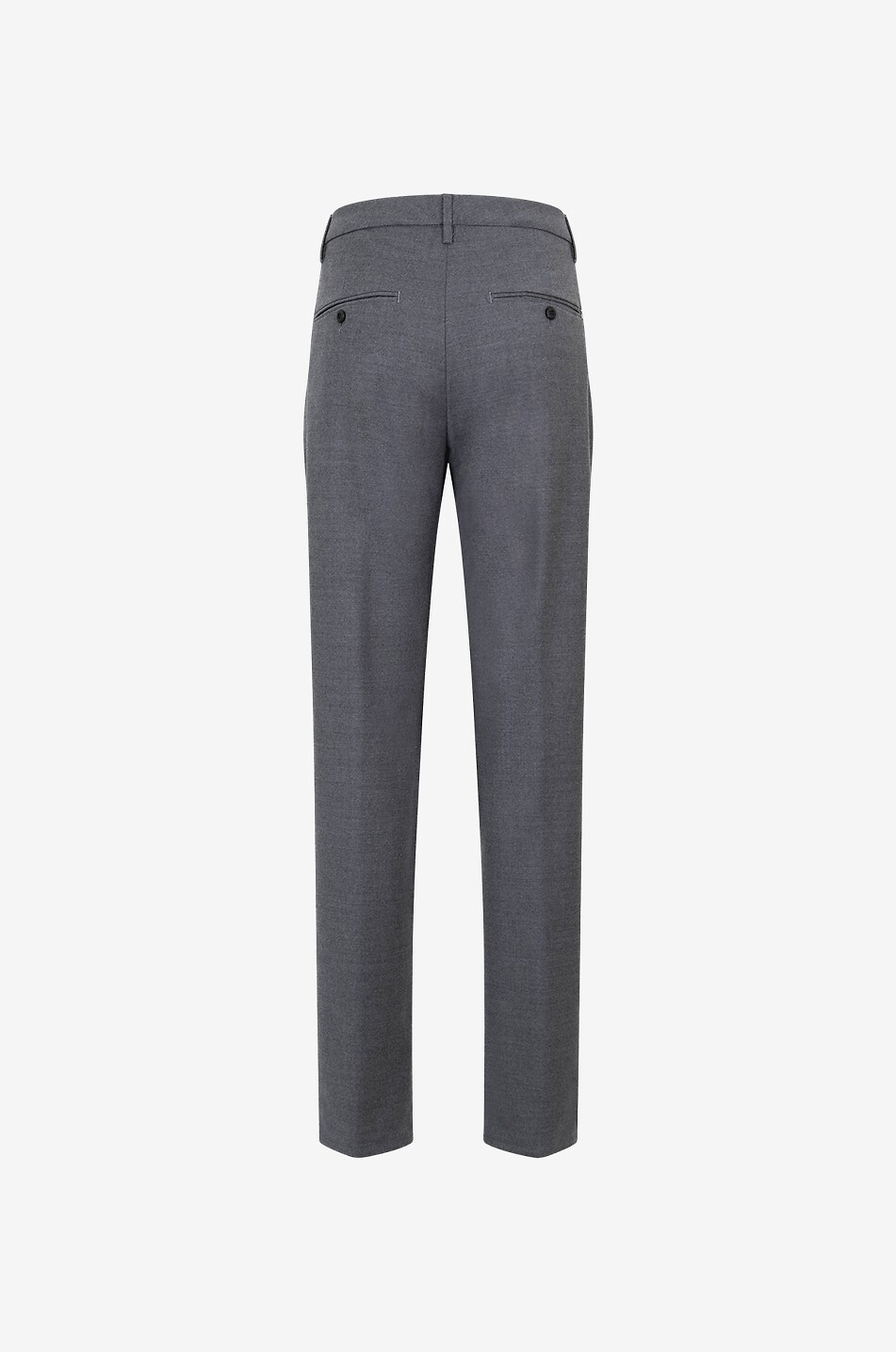 DONDUP Slim-Fit-Hose aus Schurwolltwill Spiritissimo Herren MITTELGRAU 2