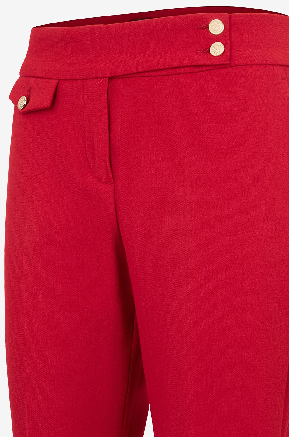 Verkürzte Slim-Fit-Hose Inez