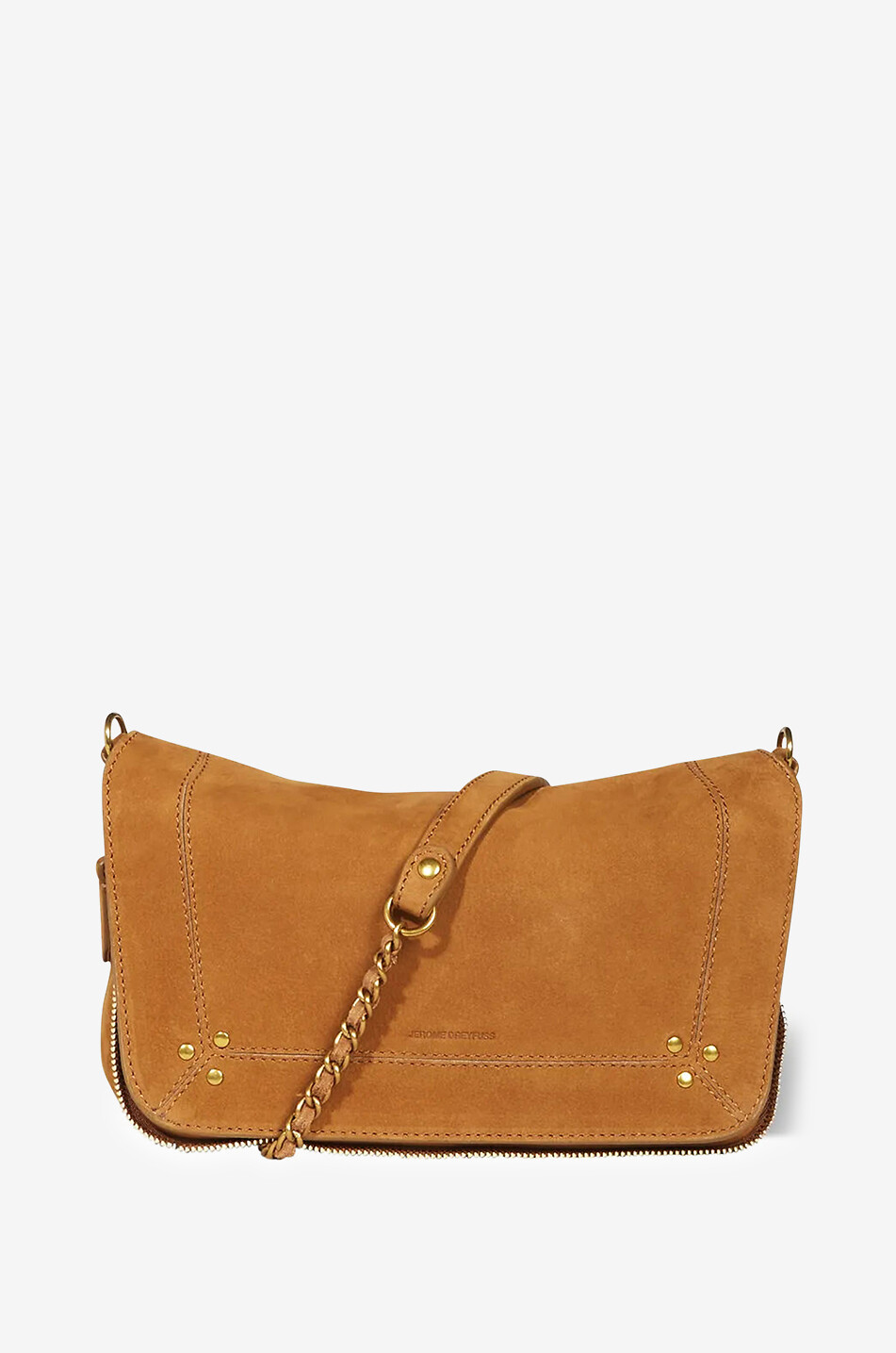 JEROME DREYFUSS Bobi S nubuck shoulder bag Women BROWN 4