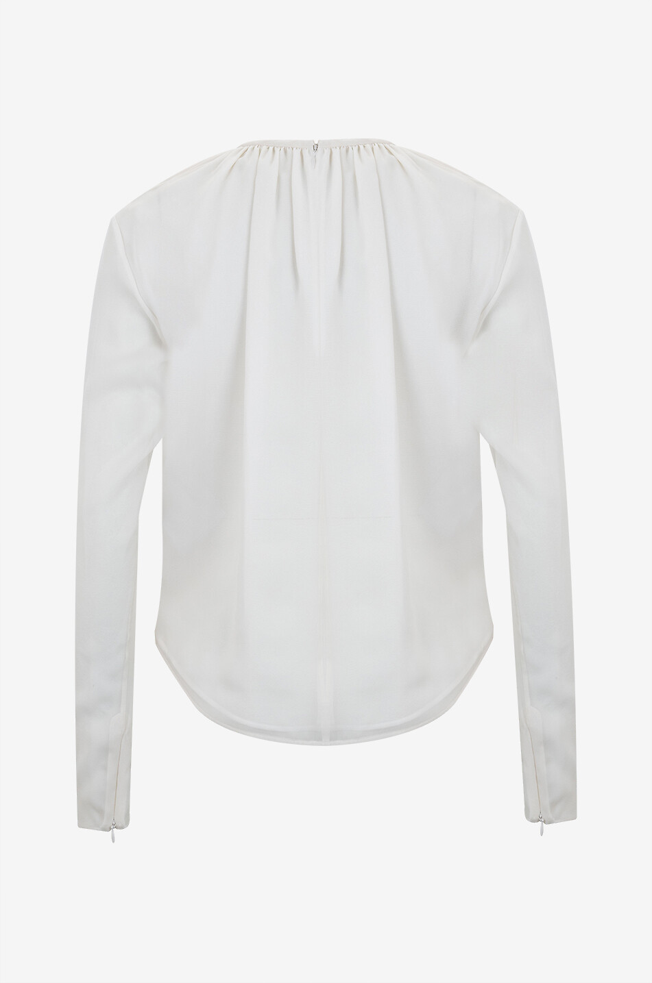 GIAMBATTISTA VALLI Floral Wallpaper printed silk georgette blouse Women WHITE 4