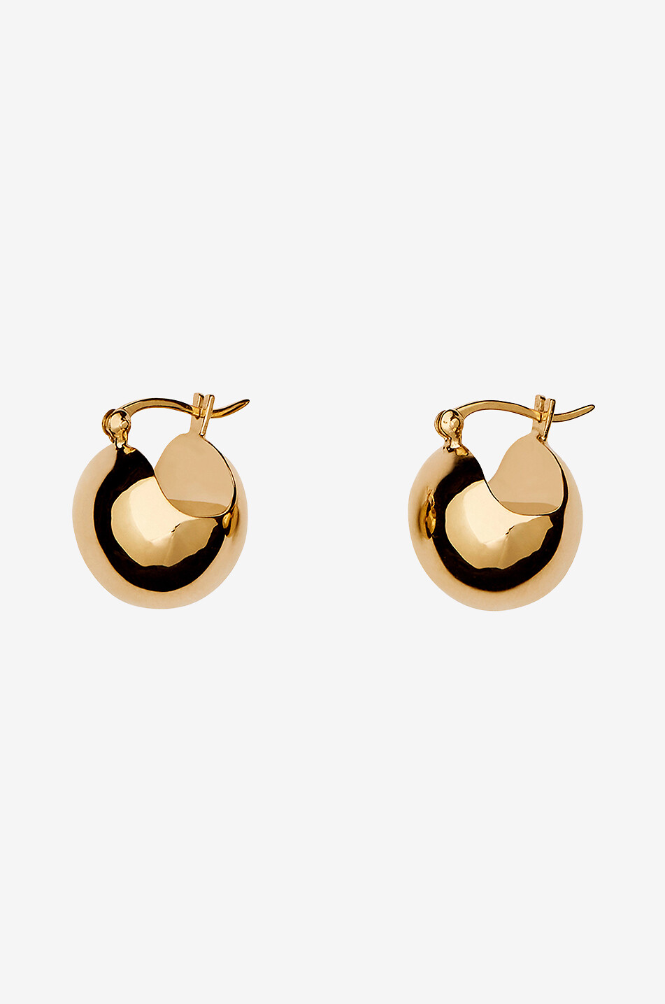 The Ingrid ball hoop earrings