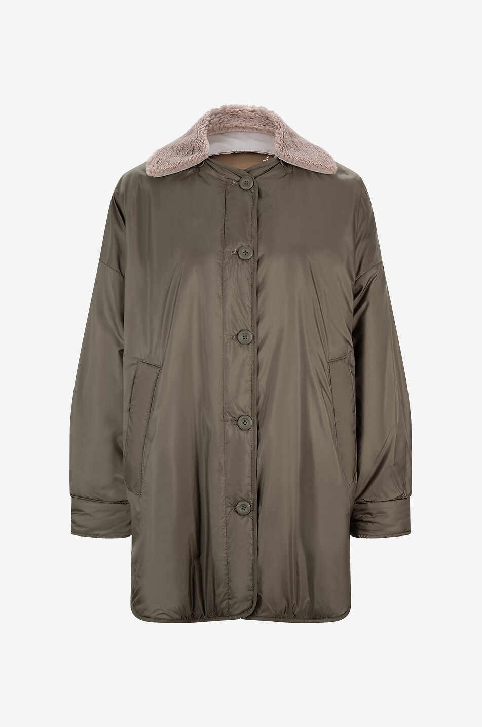 Drawa padded reversible nylon parka