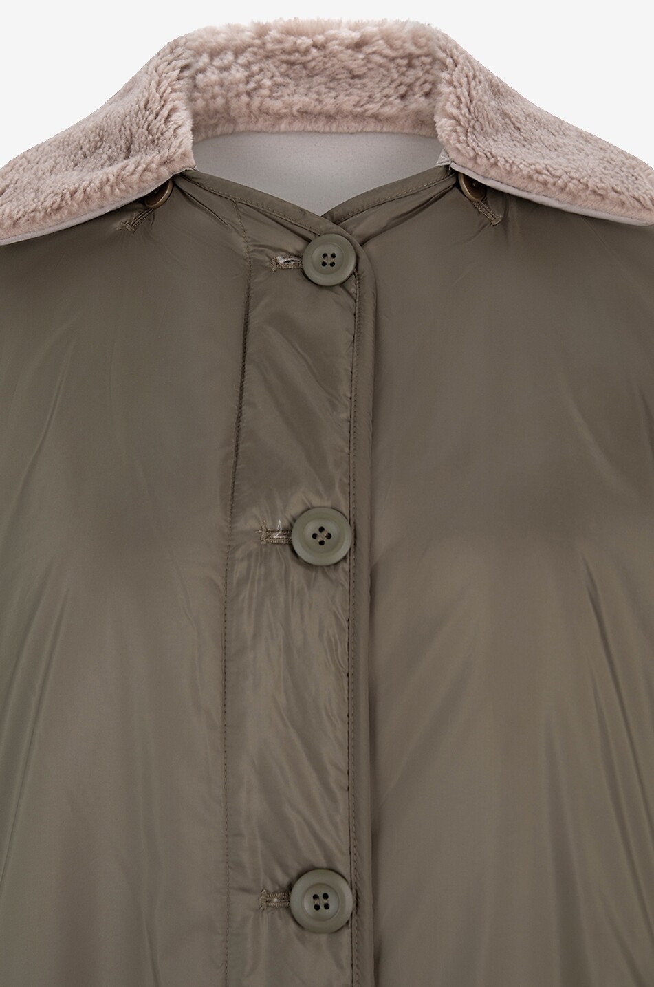 WEEKEND MAX MARA Drawa padded reversible nylon parka Women KHAKI 5