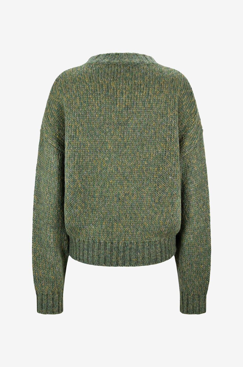 WEEKEND MAX MARA Dionigi mottled mohair blend creweneck jumper Women GREEN 2