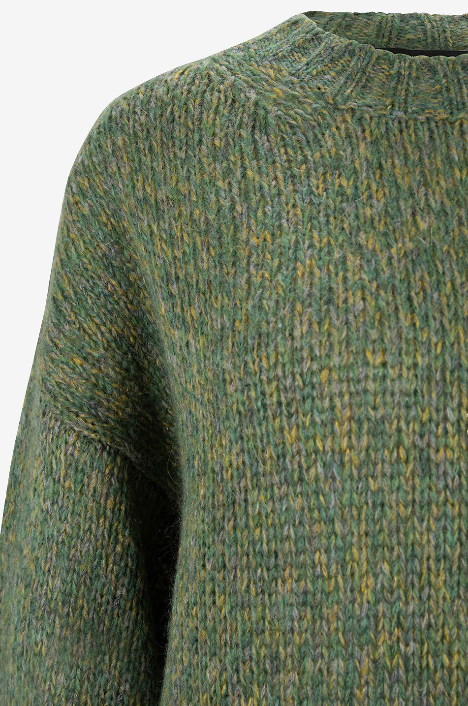 WEEKEND MAX MARA Dionigi mottled mohair blend creweneck jumper Women GREEN 3