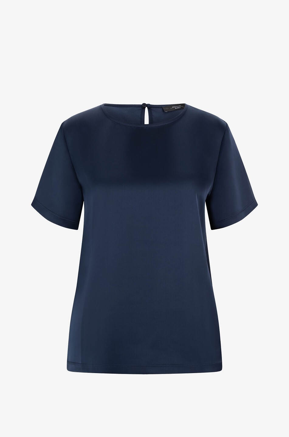 T-shirt à manches courtes en satin et jersey Gilbert