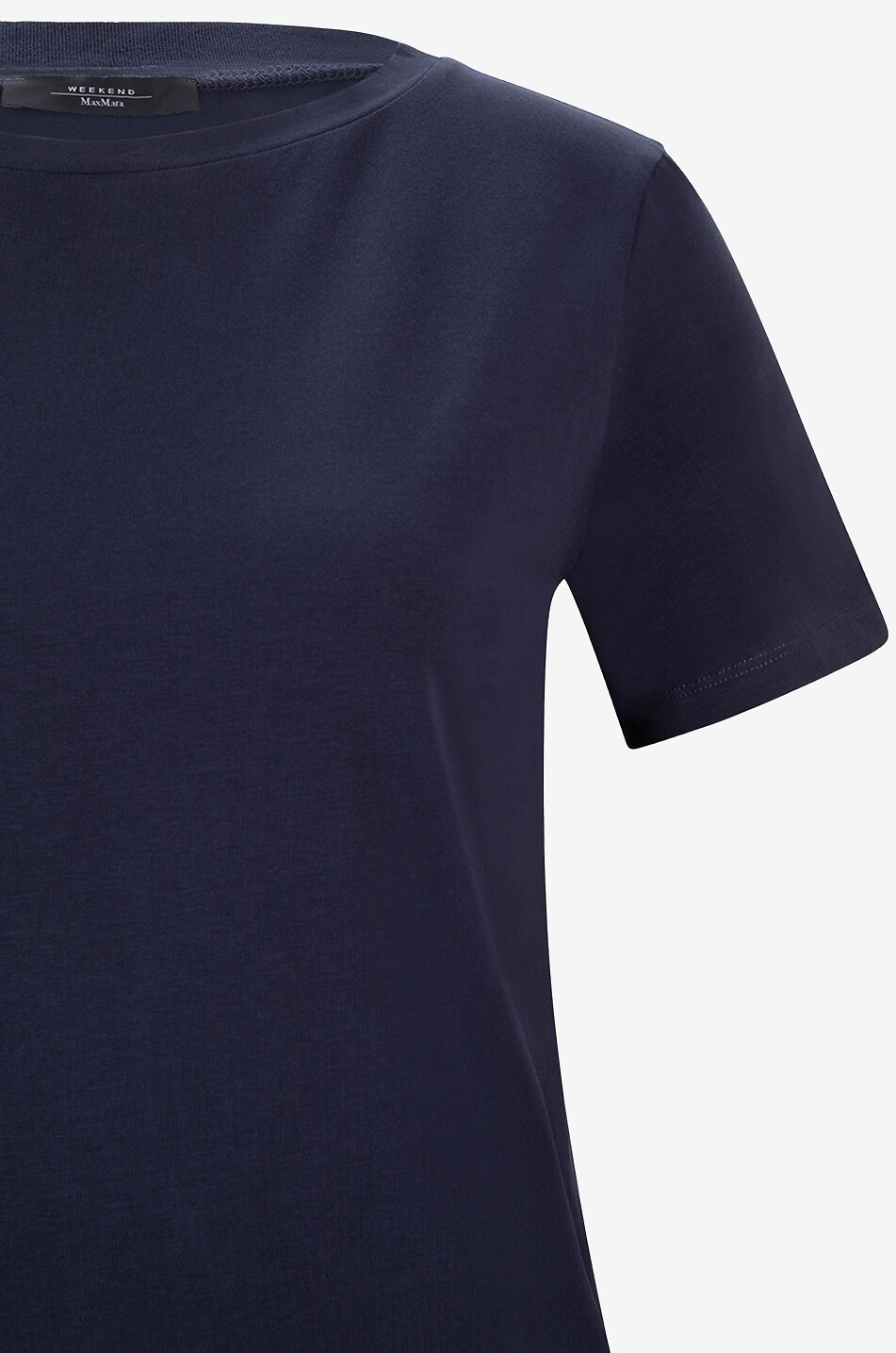 WEEKEND MAX MARA Multib short-sleeved crewneck T-shirt Women DARK BLUE 3