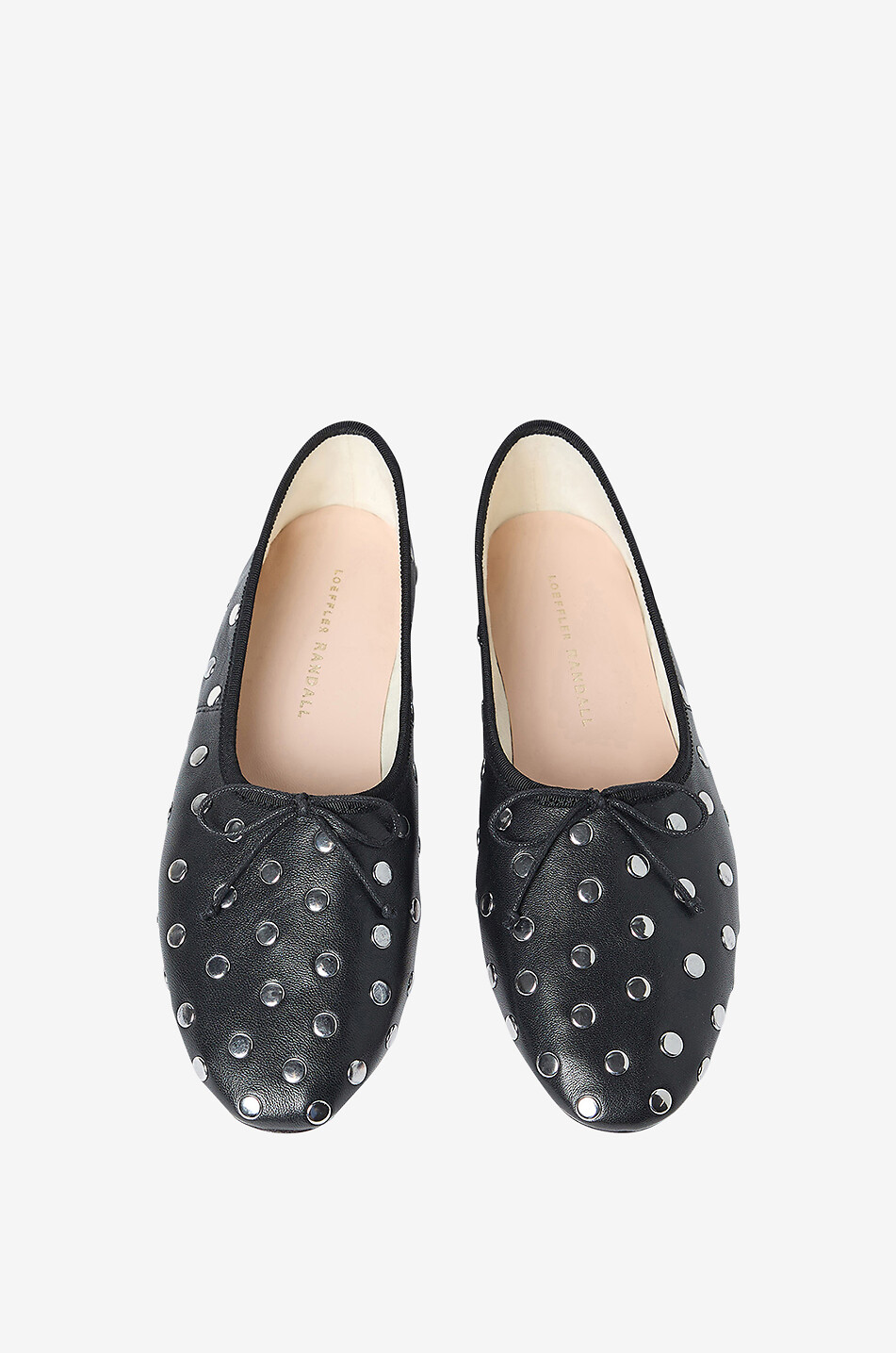 Ballerines cloutées en cuir nappa Landon