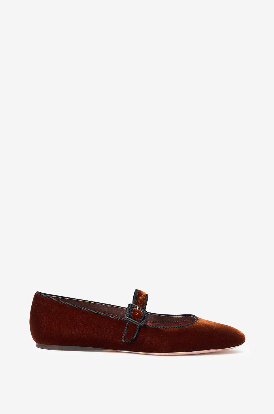 LOEFFLER RANDALL Riemchenballerinas aus Stoff Ginger Damen DUNKELROT 2