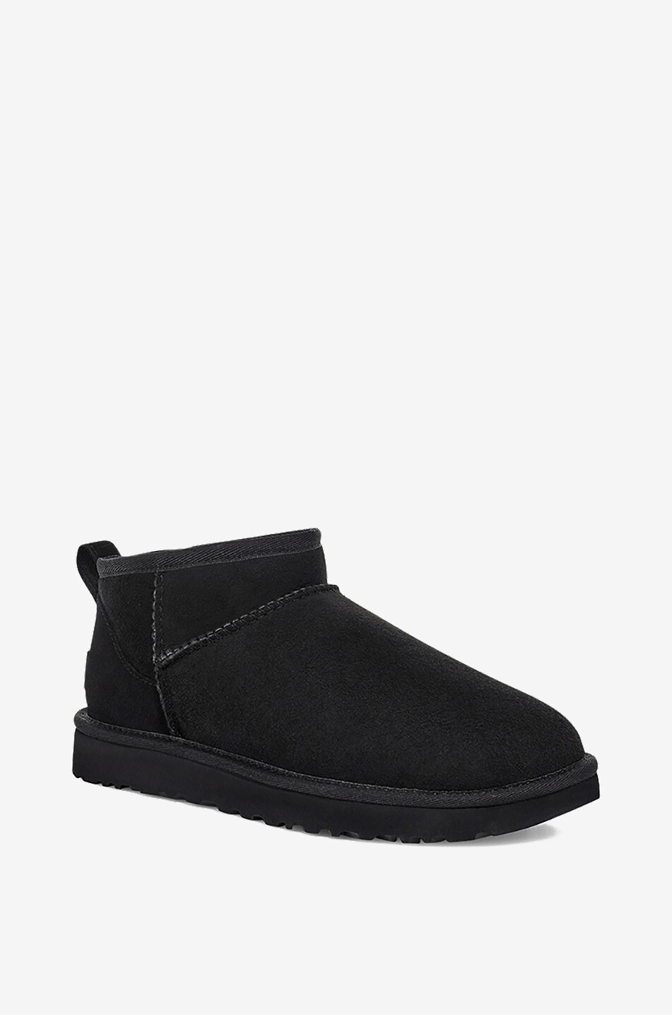 UGG W Classic Ultra Mini shearling lined suede ankle boots Women BLACK 1