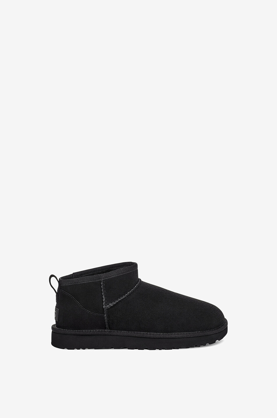 UGG W Classic Ultra Mini shearling lined suede ankle boots Women BLACK 2