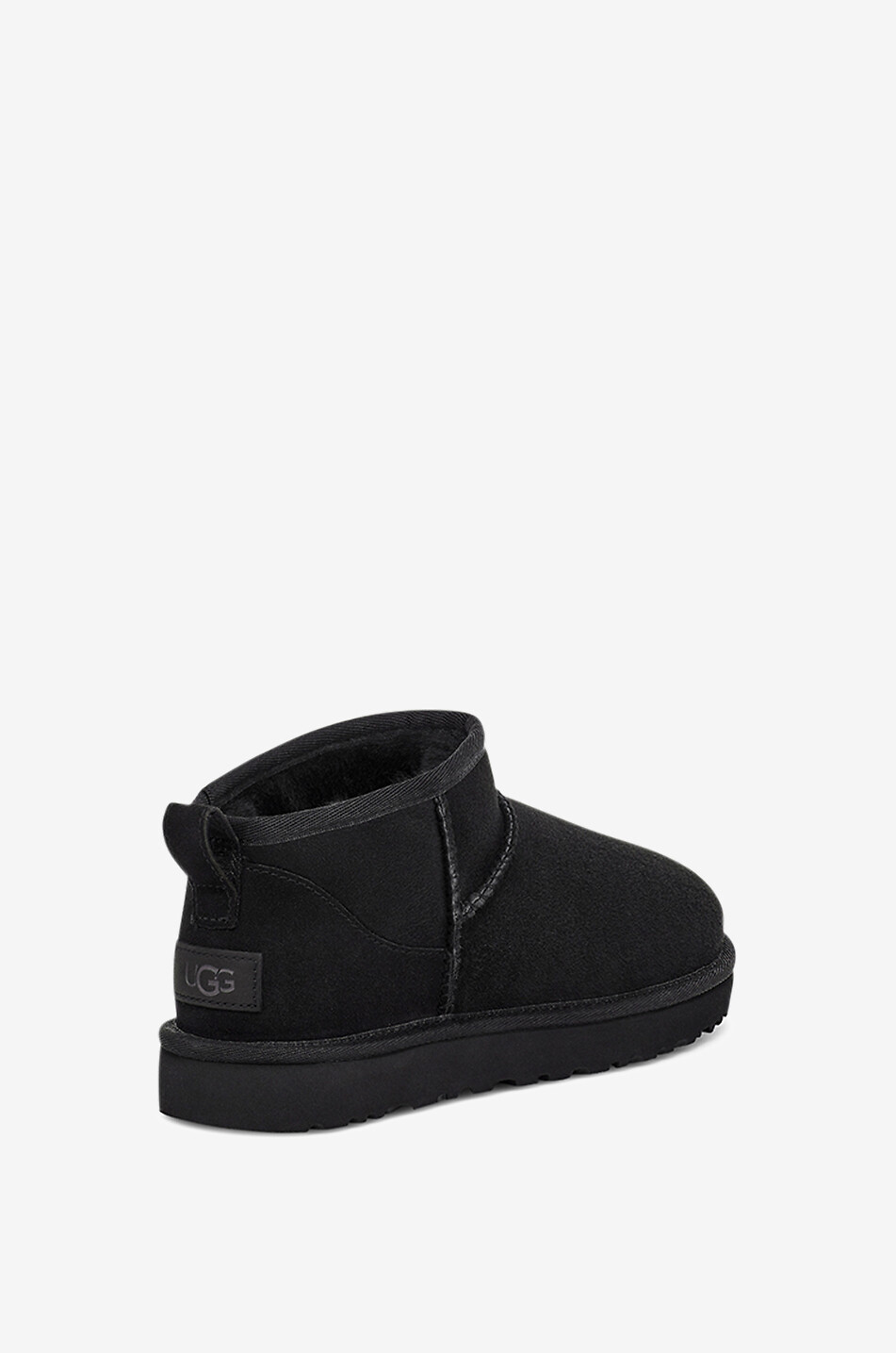 UGG W Classic Ultra Mini shearling lined suede ankle boots Women BLACK 6