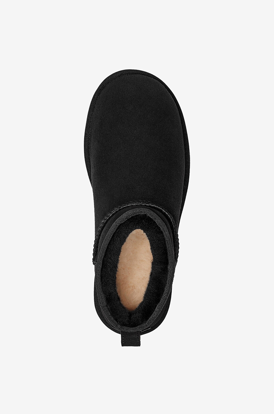 UGG W Classic Ultra Mini shearling lined suede ankle boots Women BLACK 7