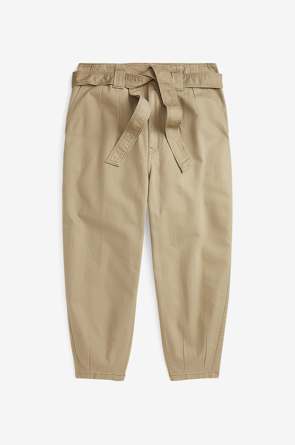 Belted cropped carrot trousers POLO RALPH LAUREN Bongenie