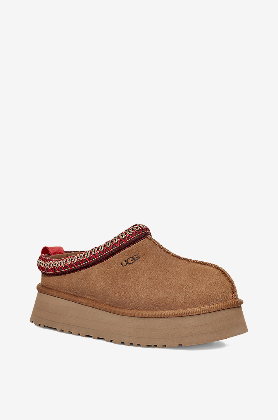 UGG Pantoufles en daim rembourrées Tazz Femme MARRON CLAIR 1