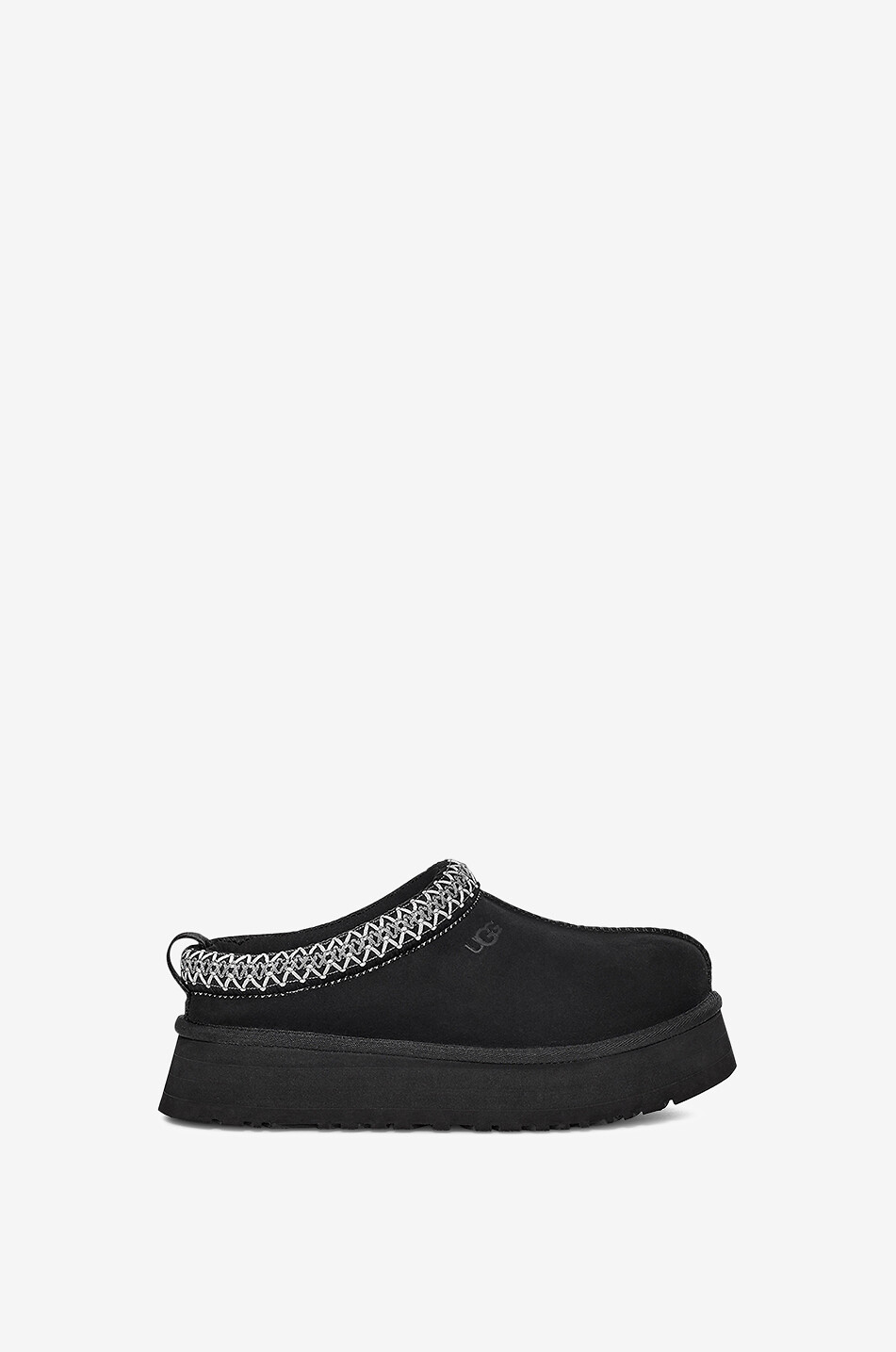 UGG Gefütterte Wildleder-Pantoffeln Tazz Damen SCHWARZ 2