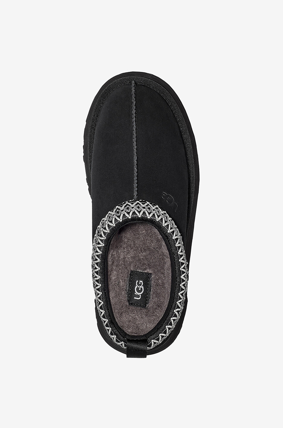 UGG Gefütterte Wildleder-Pantoffeln Tazz Damen SCHWARZ 7