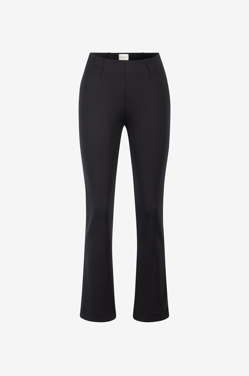 SEDUCTIVE Cindessa technical jersey slim fit trousers Women BLACK 1