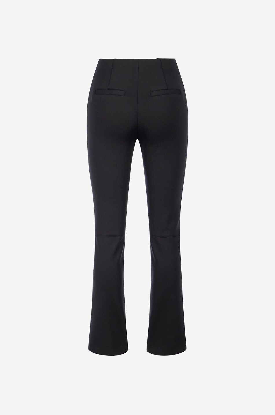 SEDUCTIVE Cindessa technical jersey slim fit trousers Women BLACK 2