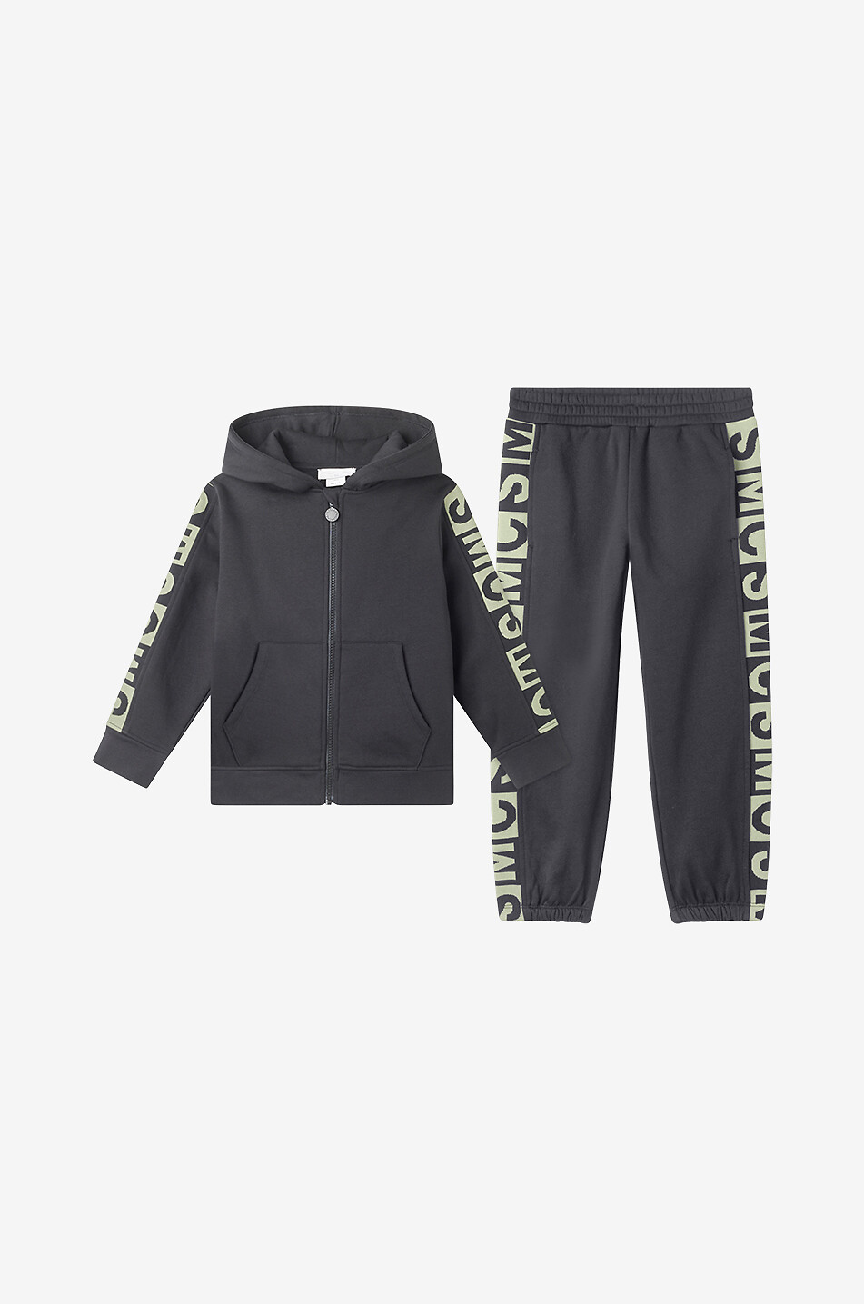 STELLA McCARTNEY KID Jungen-Jogginganzug SMC Junge SCHWARZ 1
