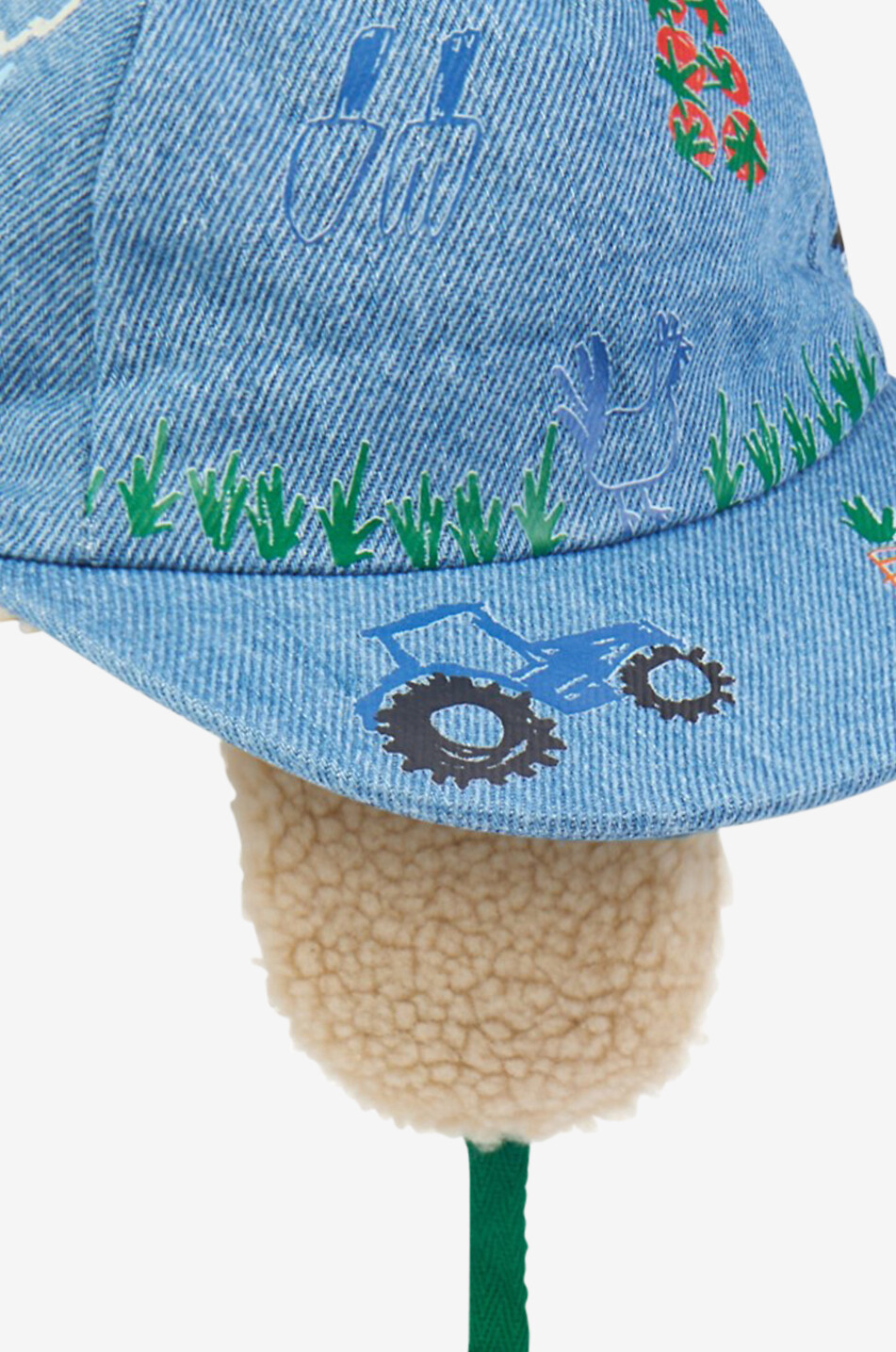 Casquette en denim enfant Farm