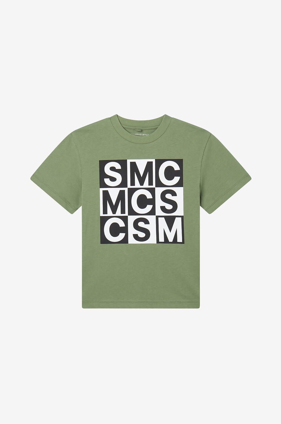 T-shirt à manches courtes garçon SMC Checkerboard