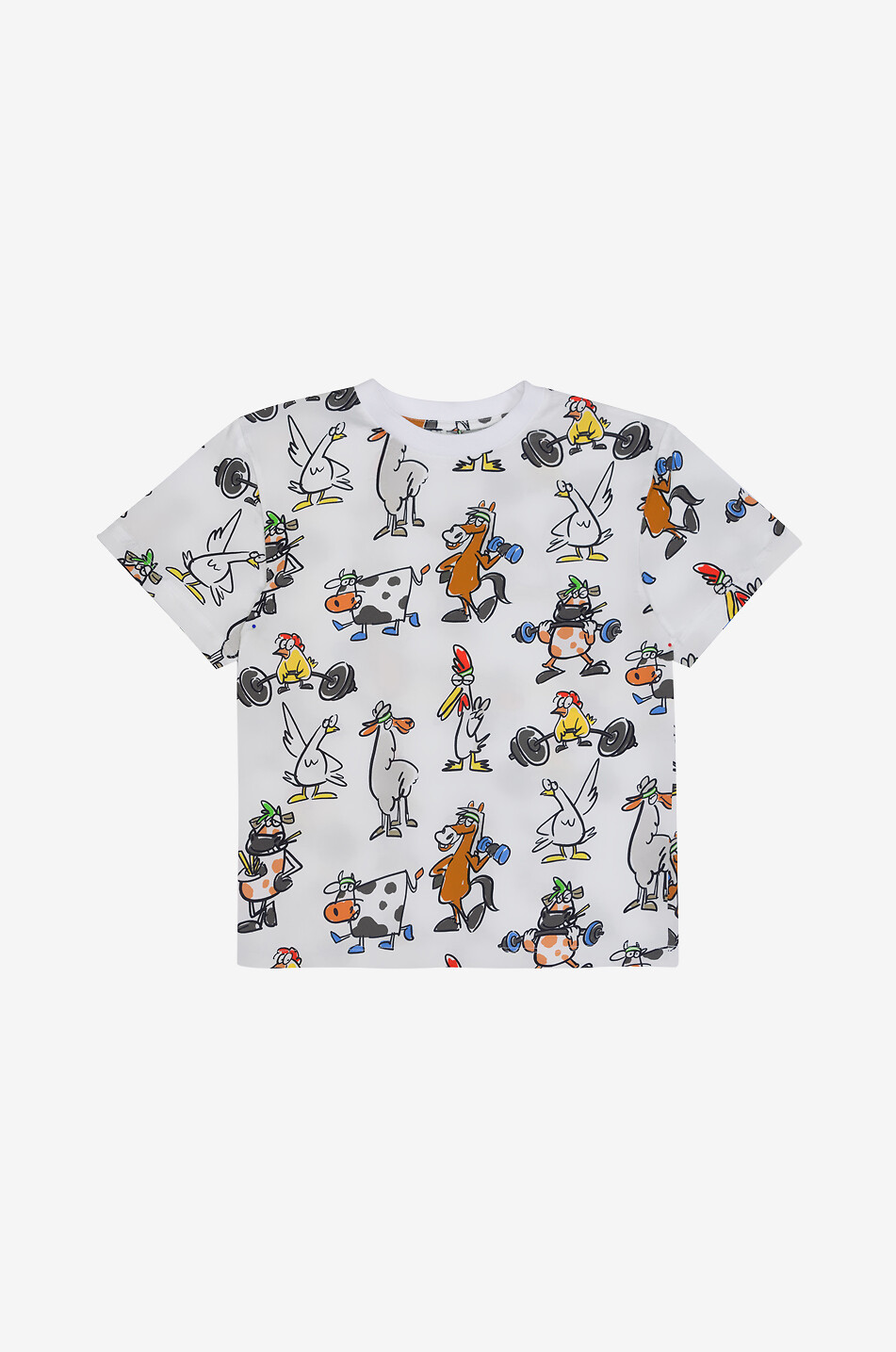 T-shirt à manches courtes garçon Sporty Farm Animals