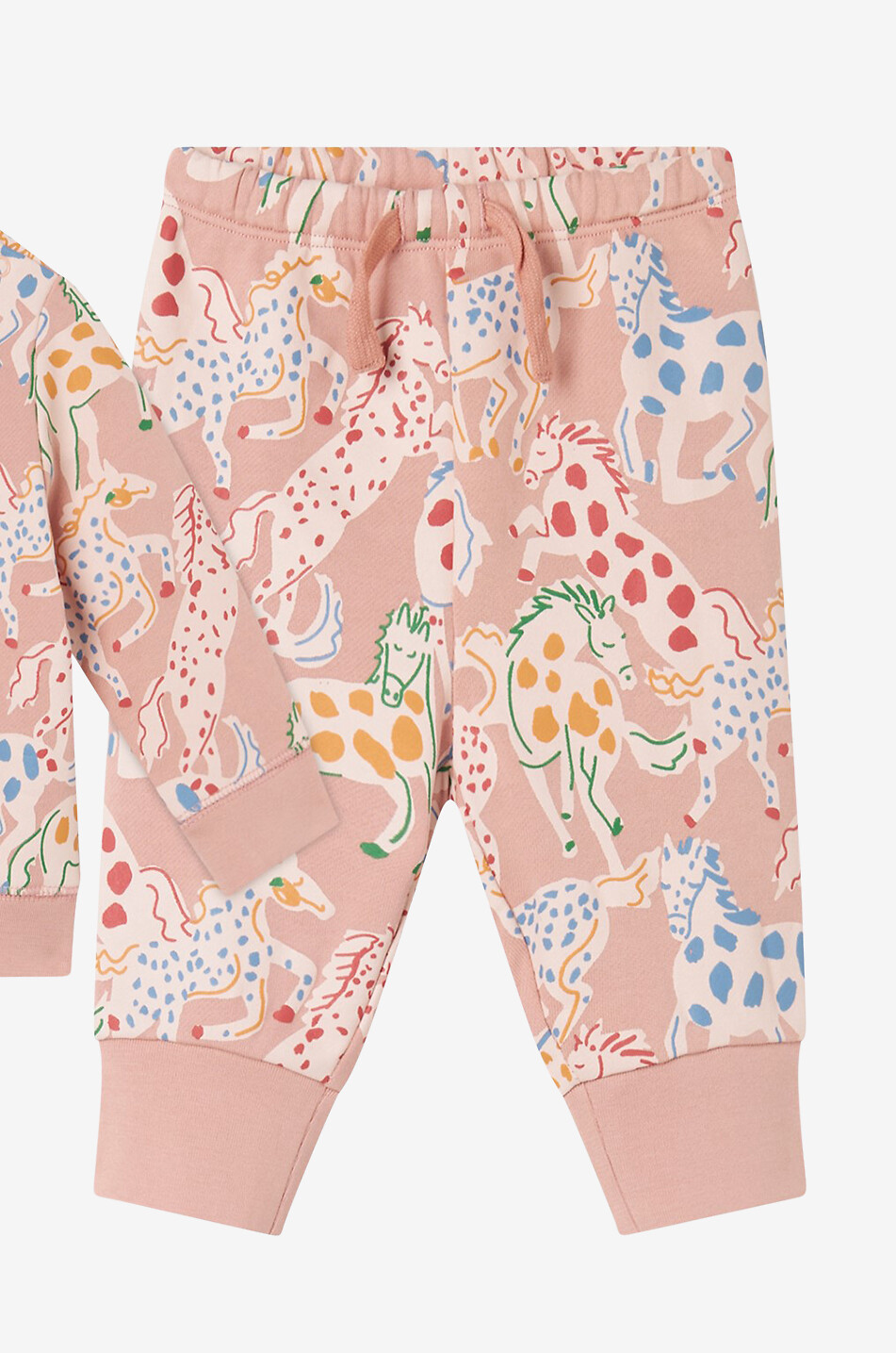 STELLA McCARTNEY KID Baby-Jogginganzug Horses Baby ROSA 2