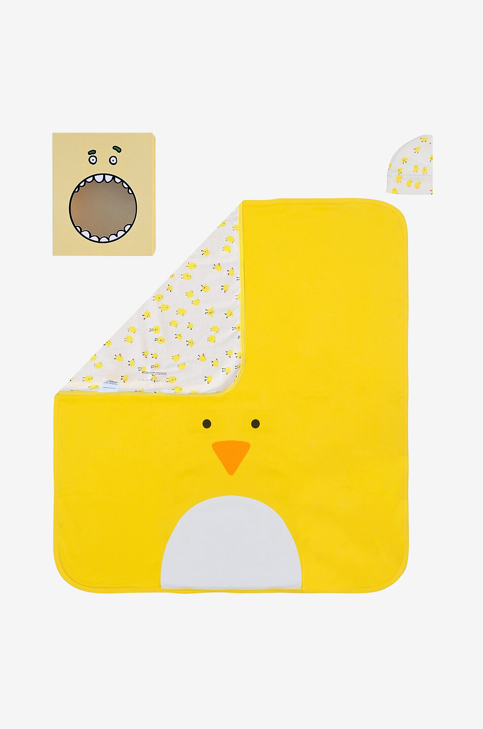 STELLA McCARTNEY KID Coffret de naissance 4 pièces Chick Bébé JAUNE 3