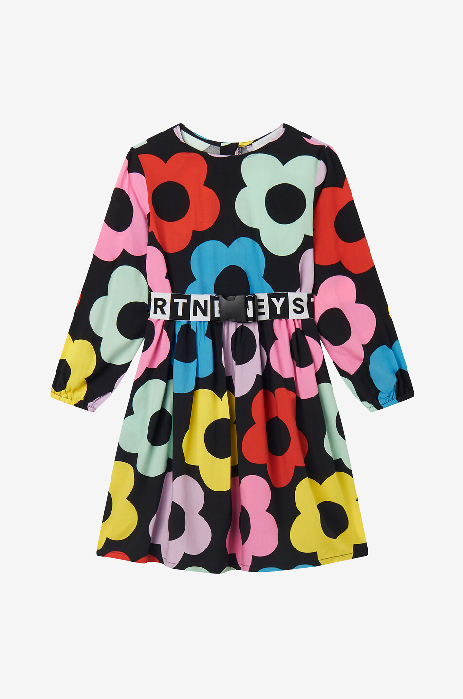 STELLA McCARTNEY KID Robe fluide imprimée fille Rainbow Flowers Fille MULTICOLORE 1