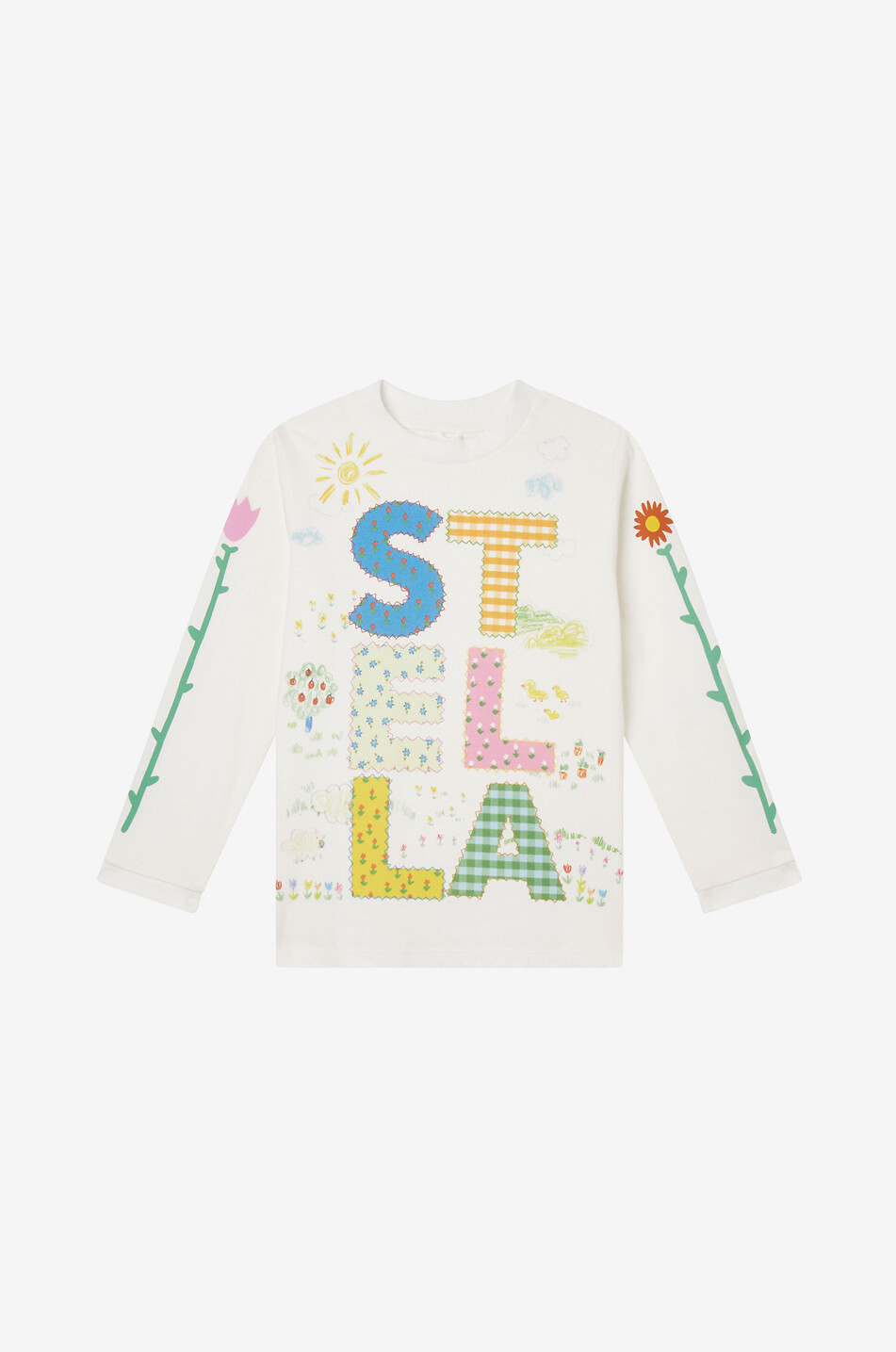 T-shirt à manches longues fille Farm Logo