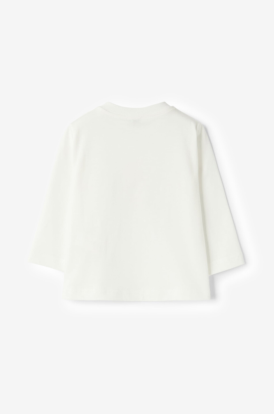 IL GUFO Baby-Langarm-T-Shirt mit Fuchsprint Baby WEISS 2