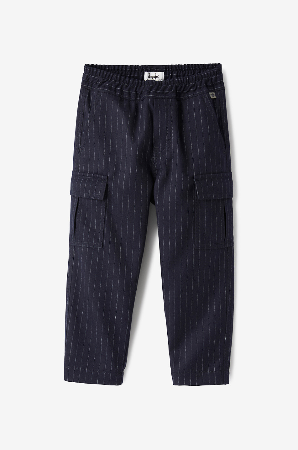 Pantalon cargo milleraie garçon