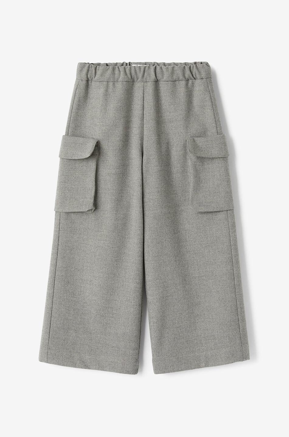Girls' wide-leg cargo trousers