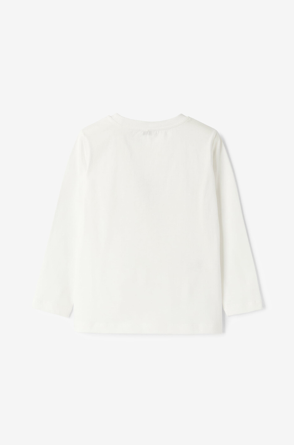 Mädchen-Langarm-T-Shirt mit Print und Stickeri Distel