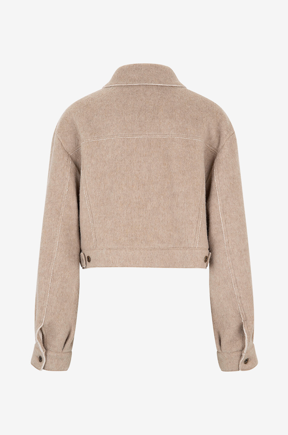 Blouson en laine Trucker