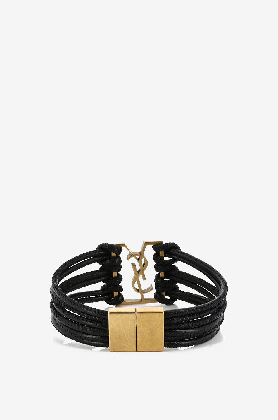 ブレスレット Saint Laurent 'Cassandre' multirow bracelet Saint Laurent Cassandre Crystal Multi-Chain Bracelet in