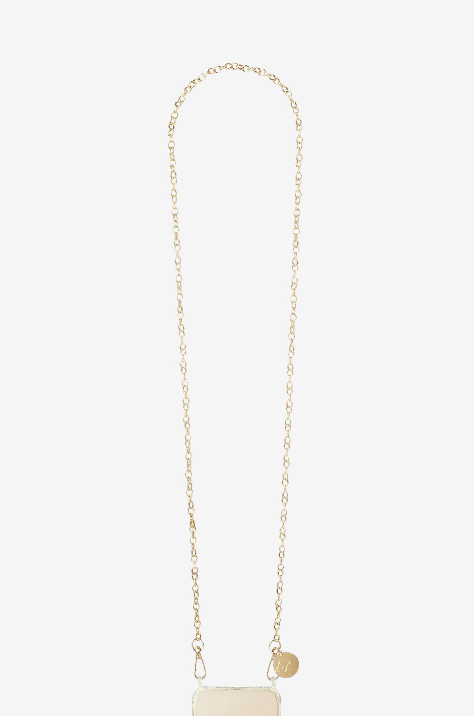 LACOQUEFRANCAISE Goldene Metall-Telefonkette Aya - 120 cm Damen GOLDEN 1