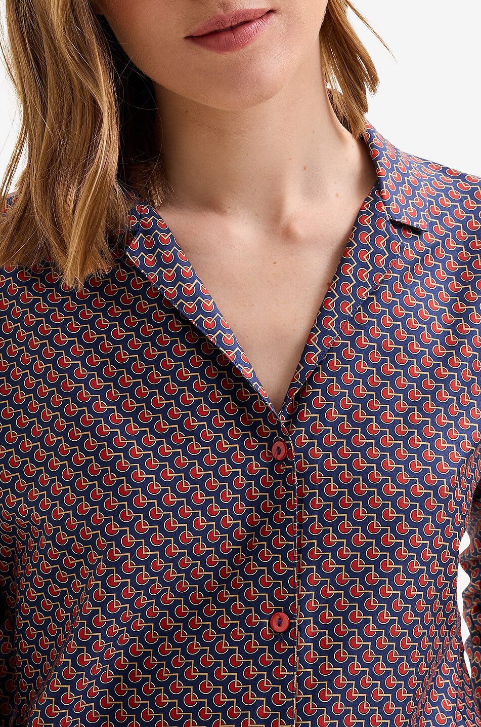 Gabi printed cotton pyjama set