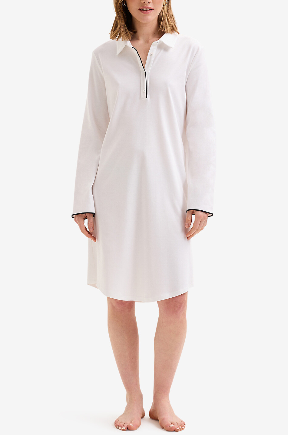 LAURENCE TAVERNIER Kurzes Nachthemd Olympe Damen WEISS 2