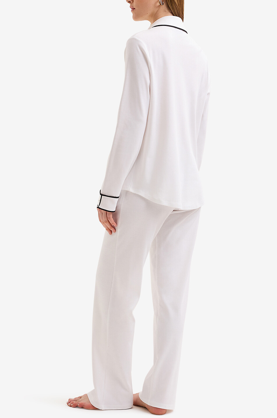 LAURENCE TAVERNIER Pyjama-Set aus Baumwolle Olympe Damen WEISS 3